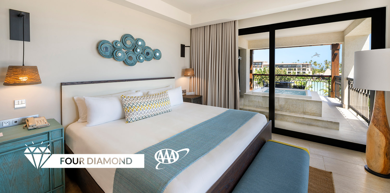  Iconic image of the Unique Corner One Bedroom Suite Ocean at the Lopesan Costa Bávaro, Resort, Spa & Casino hotel in Punta Cana, Dominican Republic 